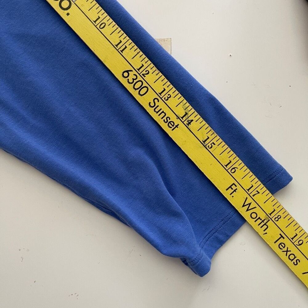 Chico's The Ultimate Tee, 3/4 Sleeve and V-neck, Blue, Size Large - Picture 6 of 7